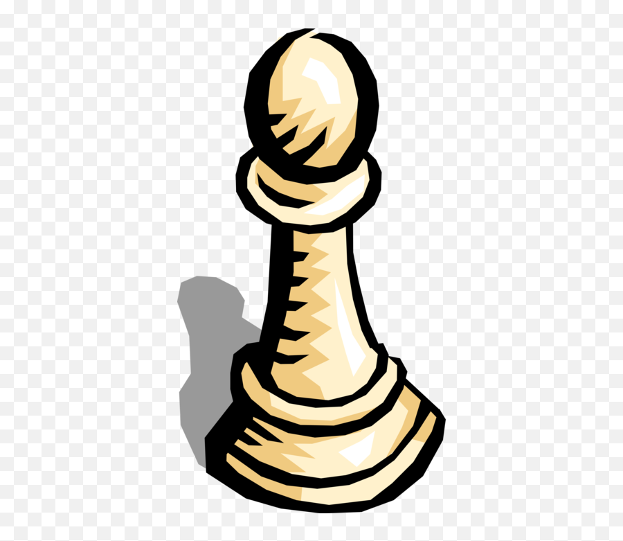 Pawn Piece In Game Of Chess - Vector Image Emoji,Chess Pieces Clipart