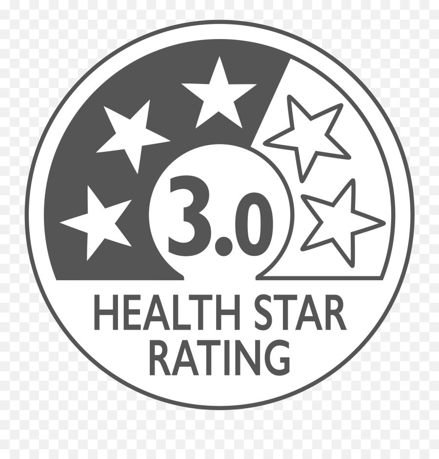 Health Star Rating - Three Health Star Rating Full Size Emoji,Star Rating Png