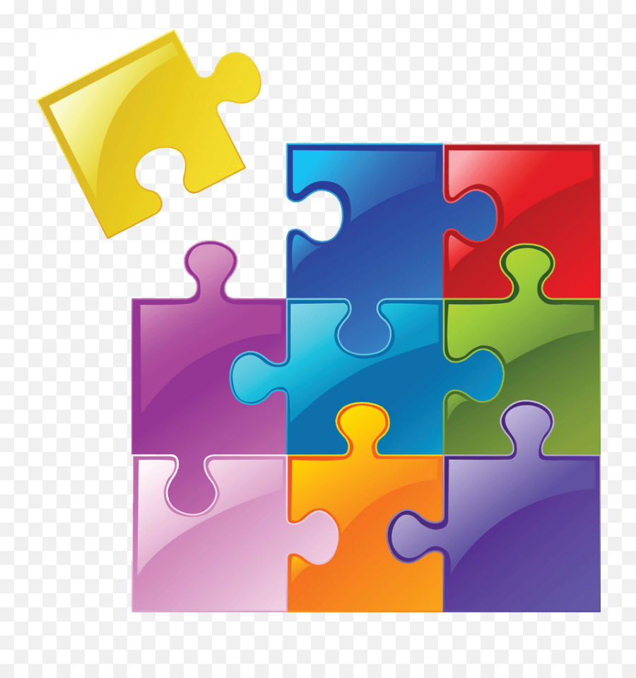 Puzzle Pieces Png Transparent - Clipart World Emoji,Puzzle Piece Transparent Background