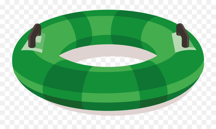 Inflatable Swimming Ring Green Clipart Free Download - Swimming Ring Cartoon Transparent Emoji,Swim Clipart
