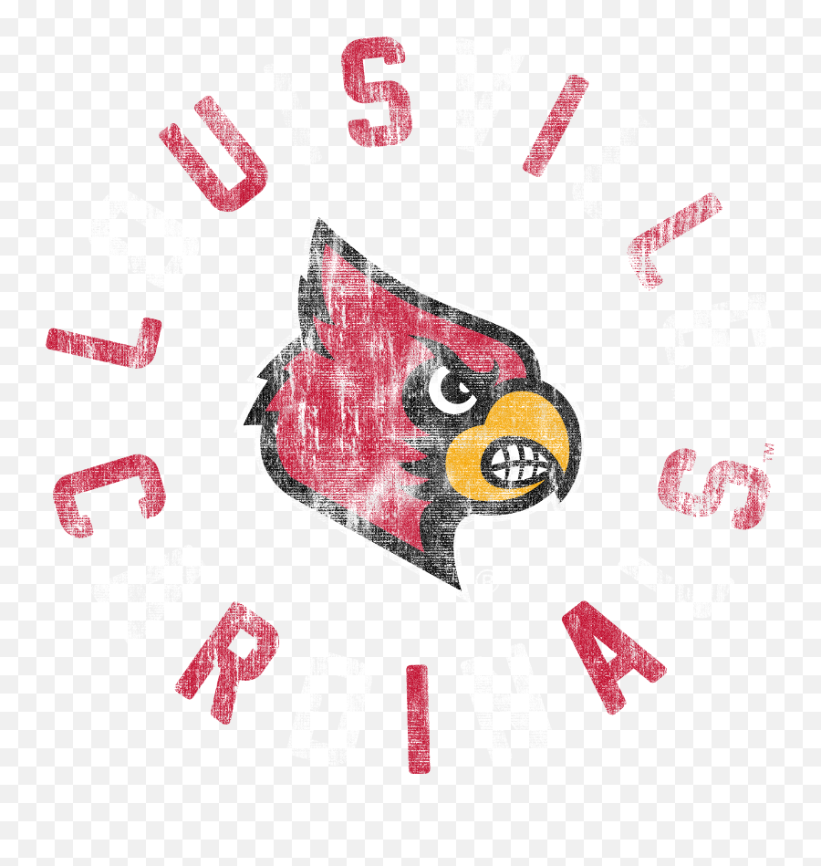 Official Ncaa Louisville University Cardinals Cl18lou30 Toddler Triblend Short Sleeve Tee - Dot Emoji,Louisville Cardinals Logo
