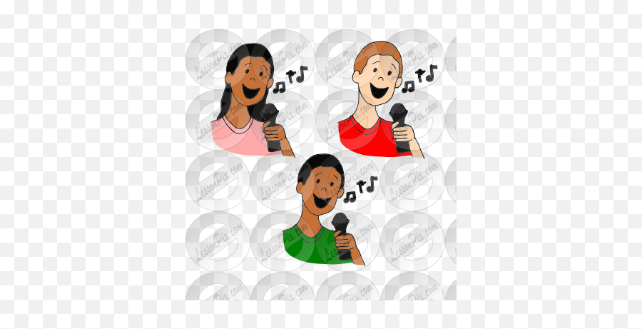 I Want To Sing Picture For Classroom Therapy Use - Great I Wireless Microphone Emoji,Sing Clipart