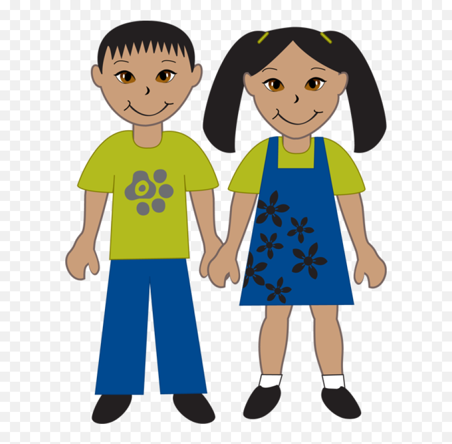 Library Of Indian Boy And Girl Clip - Imagenes Animadas De Personas Asiaticos Png Emoji,Boy And Girl Clipart