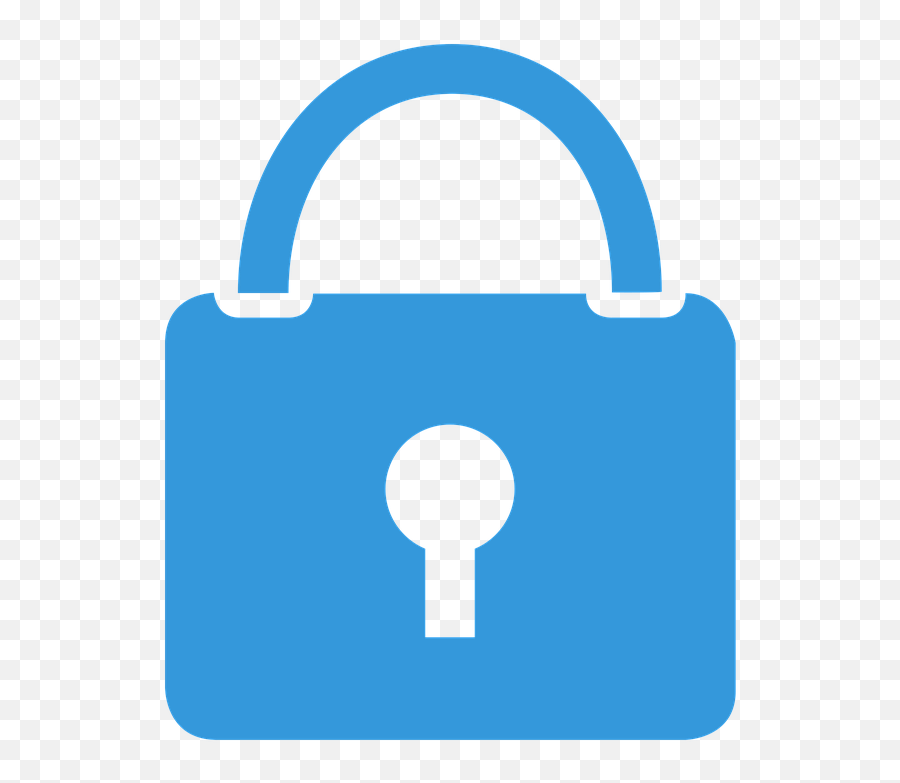 Lock Icon Free 79200 - Free Icons Library Lock Icon Blue Png Emoji,Locker Clipart