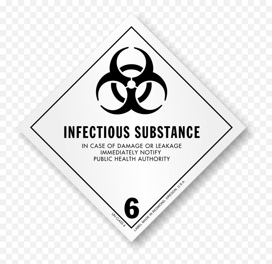Ehs - Infectious Substance Label Emoji,Hazmat Logo