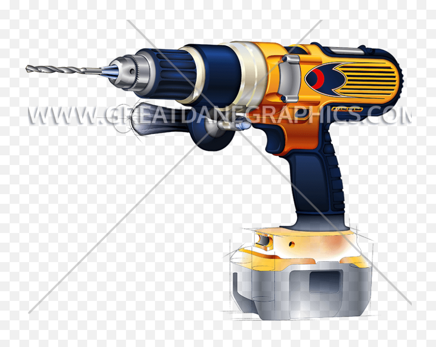 Drill Clipart Pneumatic Drill - Handheld Power Drill Household Hardware Emoji,Drill Png