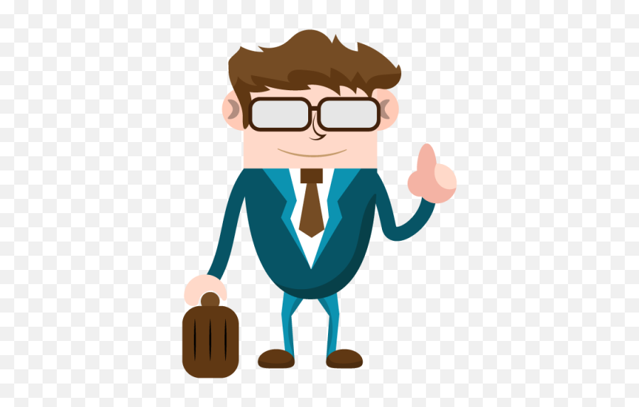 Business Man With Suitcase Business People Man Png - Clip Art Emoji,Business Man Png