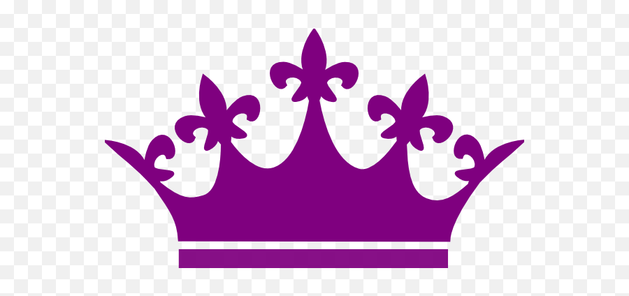 Clipart Princess Crown - Purple Crown Clipart Emoji,Crown Clipart