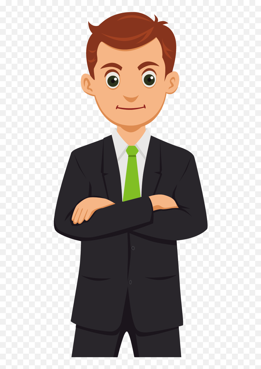 Commerce Vector Cartoon Business Man Hq - Man Cartoon Png Emoji,Man Clipart