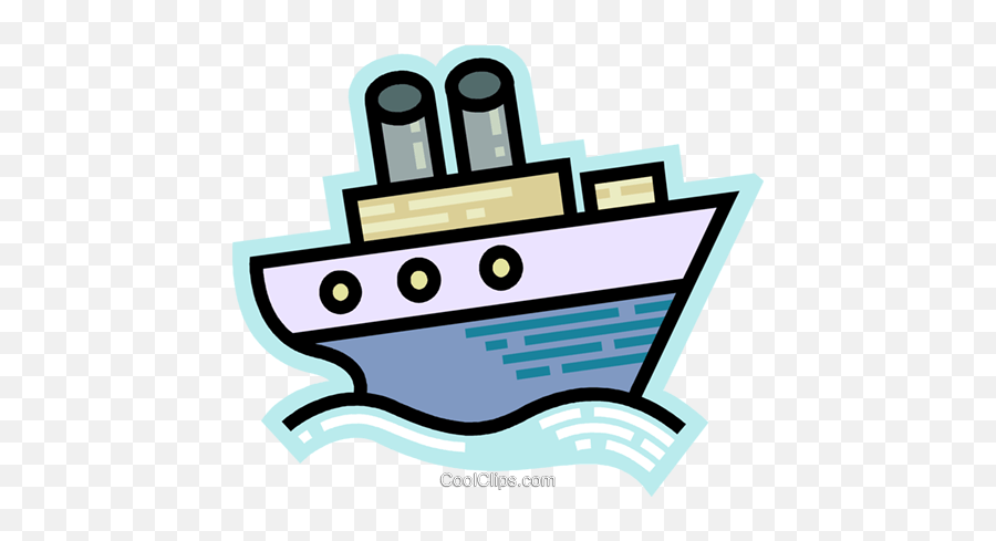 Cruise Ships And Ocean Liners Royalty Free Vector Clip Art - Marine Architecture Emoji,Cruise Clipart