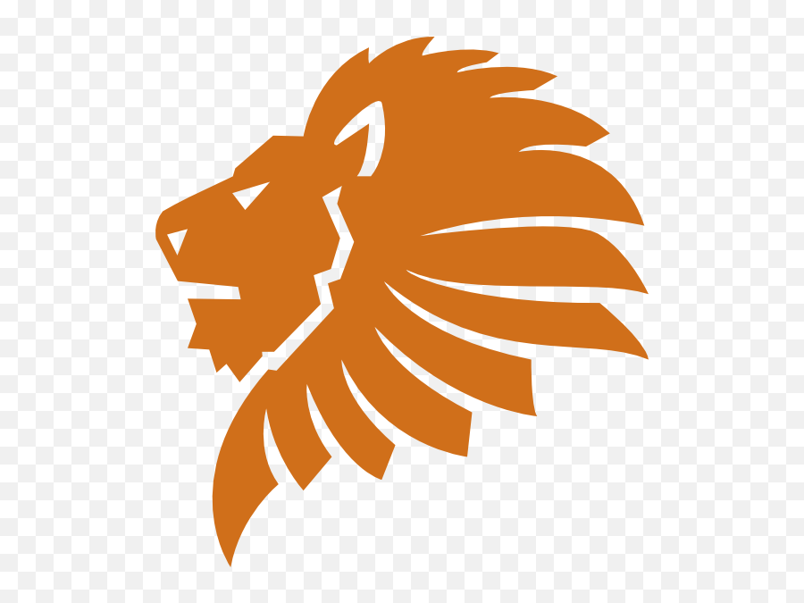 Black Lion Logo Png Clipart - Red Lion Clip Art Emoji,Orange Lion Logo