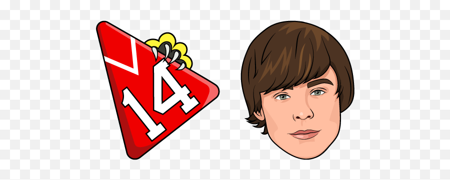 High School Musical Troy Bolton Cursor - High School Musical Troy Dibujo Emoji,High School Musical Logo