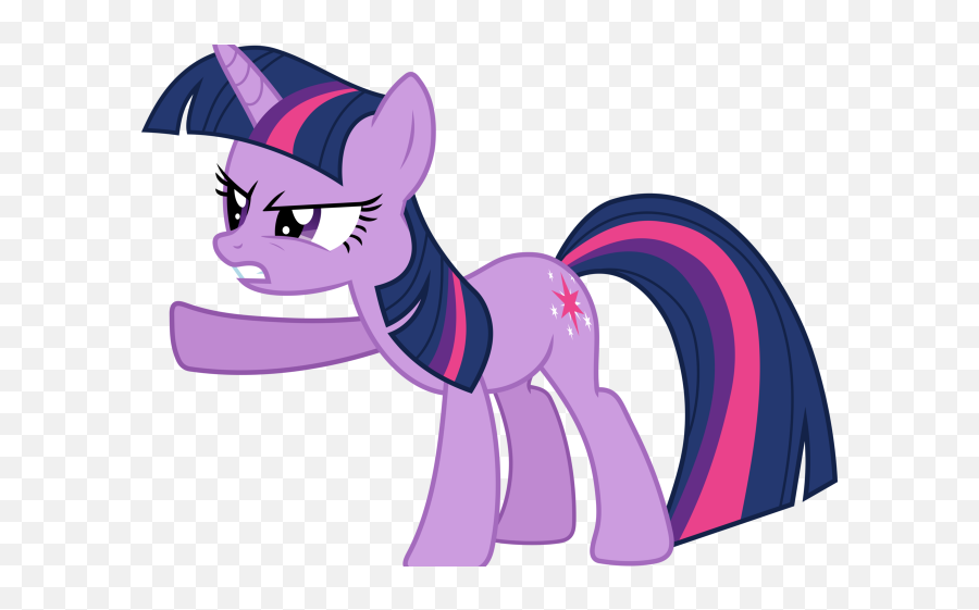 Download Angry Emoji Clipart Unicorn - Mlp Twilight Sparkle My Little Pony Twilight Sparkle Angry Png,Sparkle Emoji Png