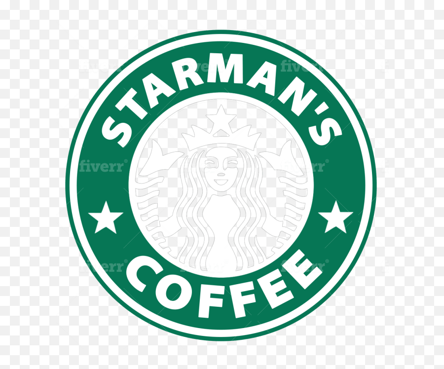 Create Custom Starbucks Logo By Teegraywolf Fiverr - Starbucks Emoji,Starbucks Logo