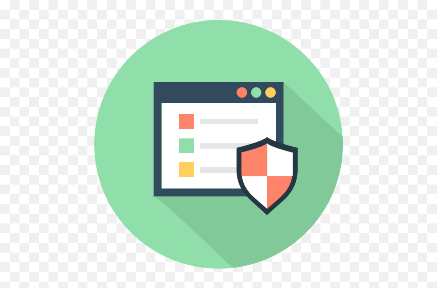 Secure Security Shield Icon - Website Design Emoji,Website Icons Png