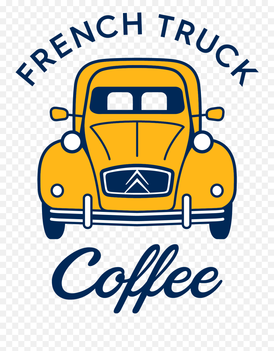 French Truck Coffee Emoji,Truck Logo