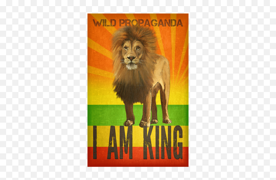 Lion - I Am King Menu0027sunisex Tshirt U2013 Wild Propaganda Emoji,Lion Logo Shirt