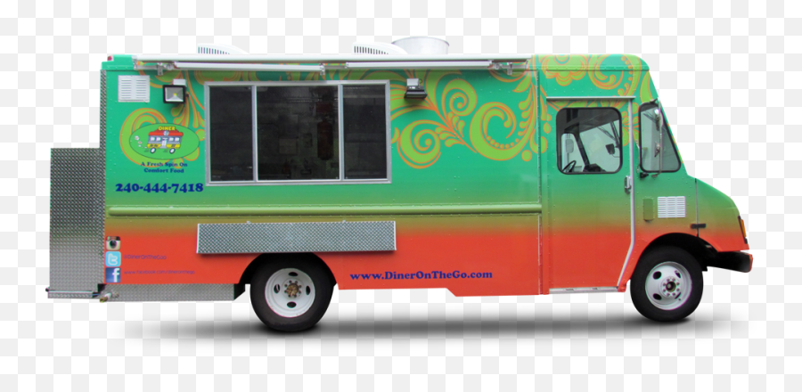 Ice Cream Street Food Car Food Truck - Food Truck Png Emoji,Ice Cream Truck Png