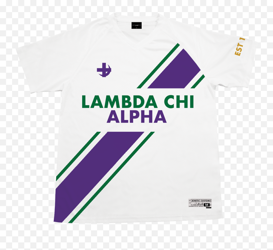 Lambda Chi Alpha - Home Team Soccer Jersey U2013 Kinetic Society Llc Emoji,Chi Alpha Logo