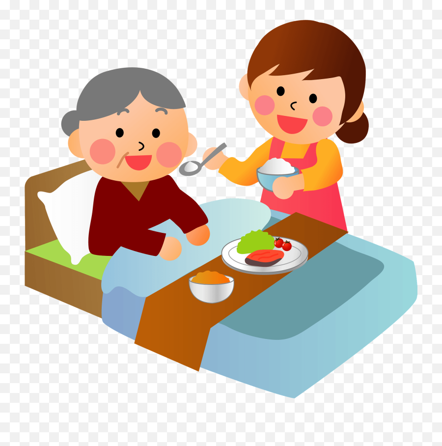 Helper For Elderly People Who Still Live In Their Own Home Emoji,Old People Clipart