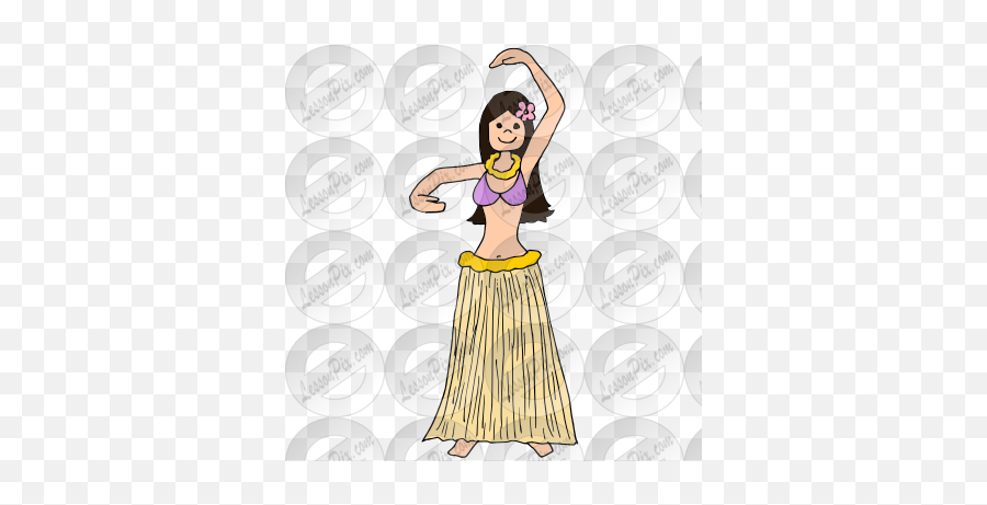 Hula Dancer Picture For Classroom - Midriff Emoji,Dancer Clipart