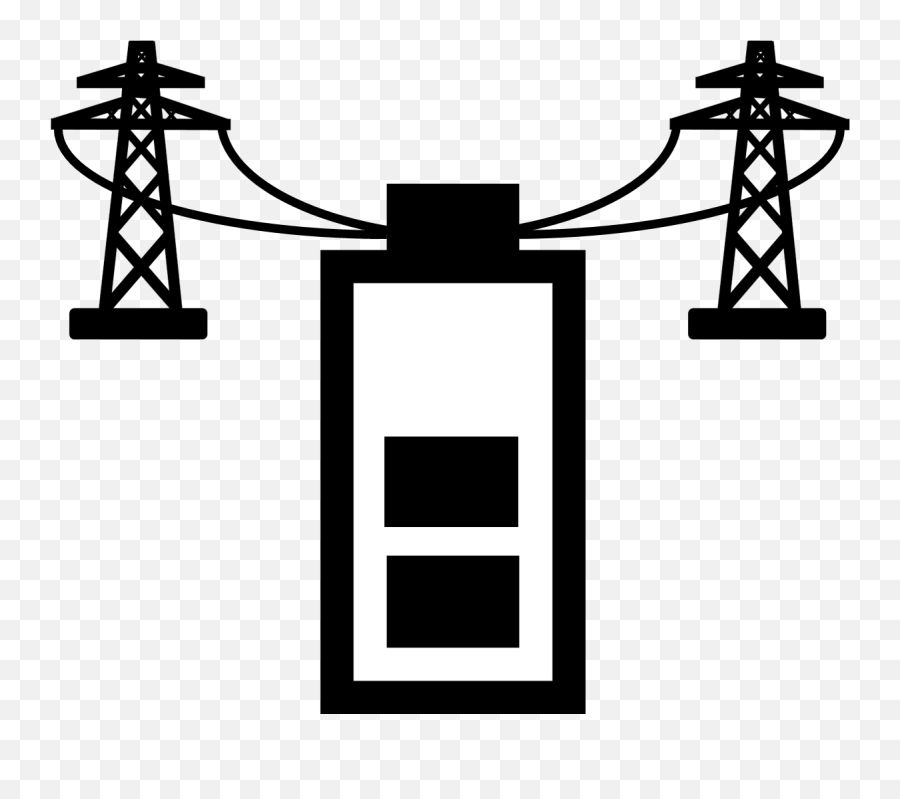 Grid Energy Storage Icon Clipart - Full Size Clipart Emoji,White Grid Transparent