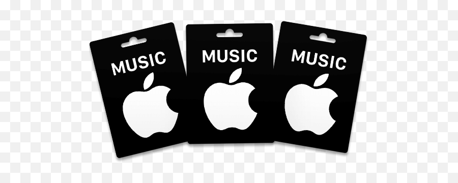 Download Hd Free Apple Music Gift Card - Apple Music Emoji,Apple Music Logo White