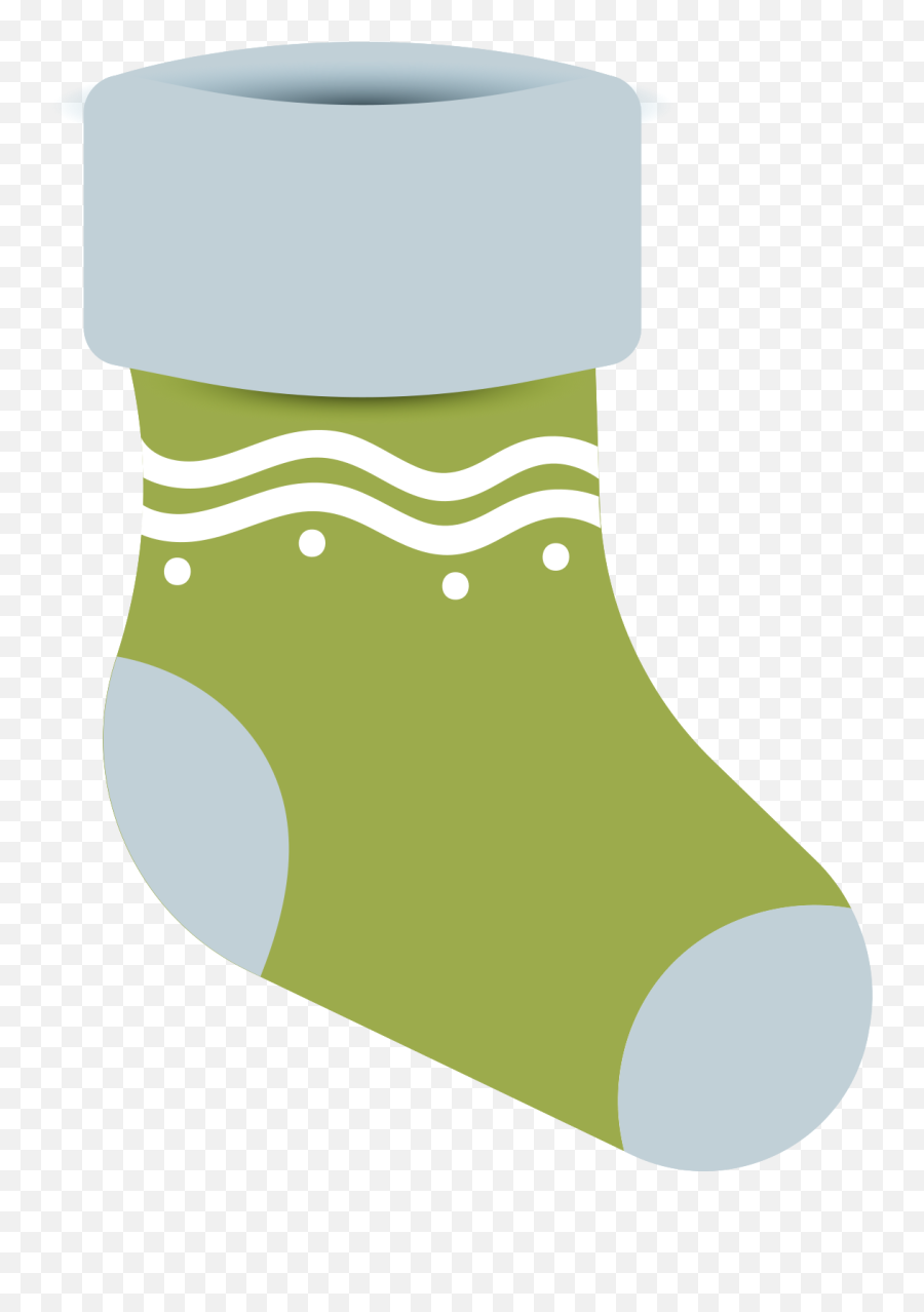Free Christmas Stocking Decoration 1198505 Png With - Meia De Natal Png Emoji,Christmas Stocking Clipart