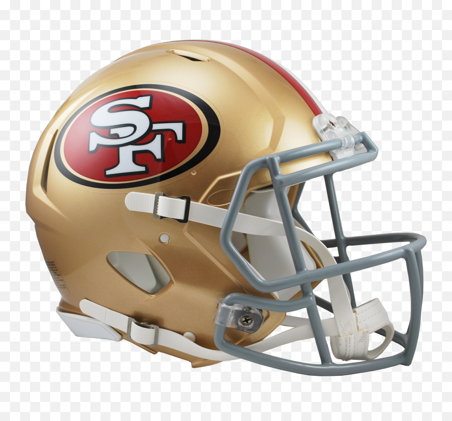 Download Hd 49ers Helmet Logo Png - Sf 49ers Helmet Emoji,49ers Logo Png