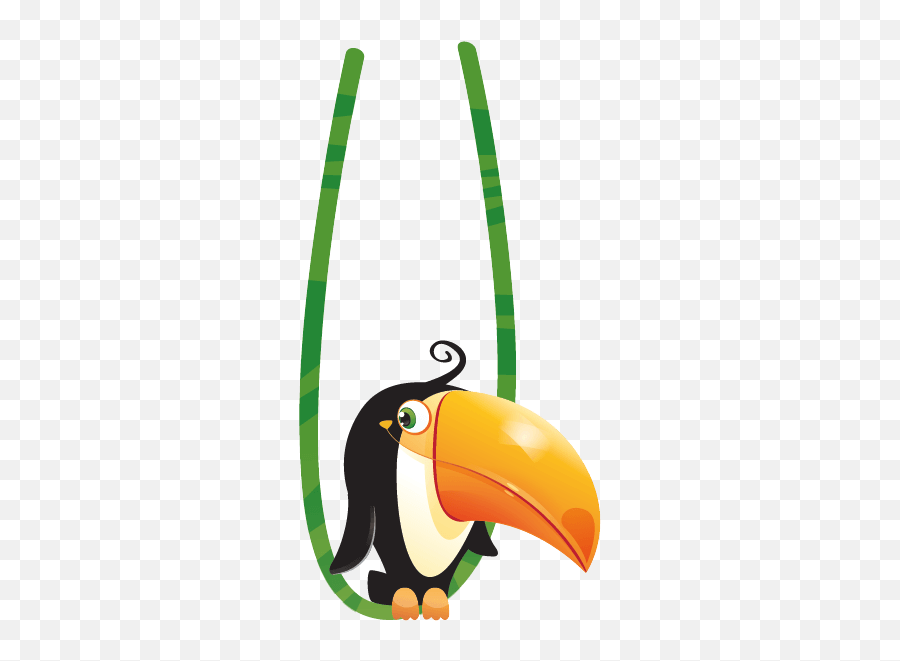 Toucan Clipart Bird Jungle - Png Birds Safari Clipart Vertical Emoji,Toucan Clipart