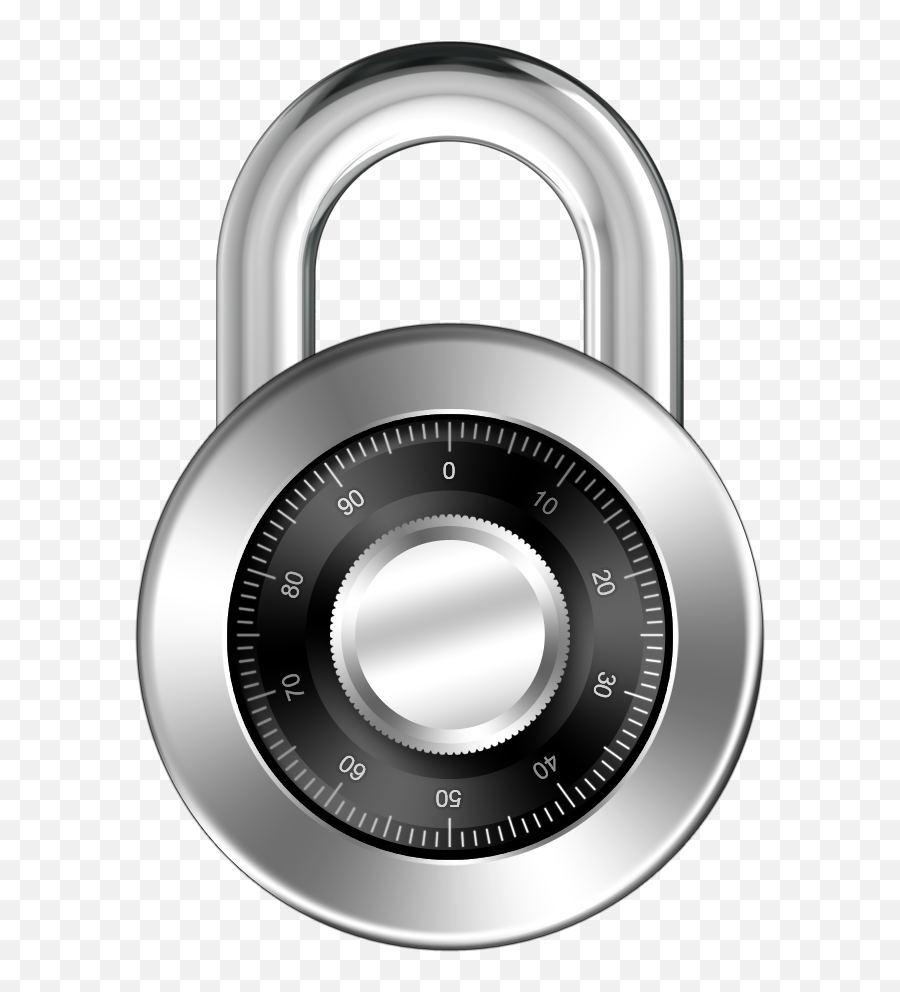 Download Hd - Safe Combination Lock Clip Art Lock Safe Png Emoji,Locker Clipart