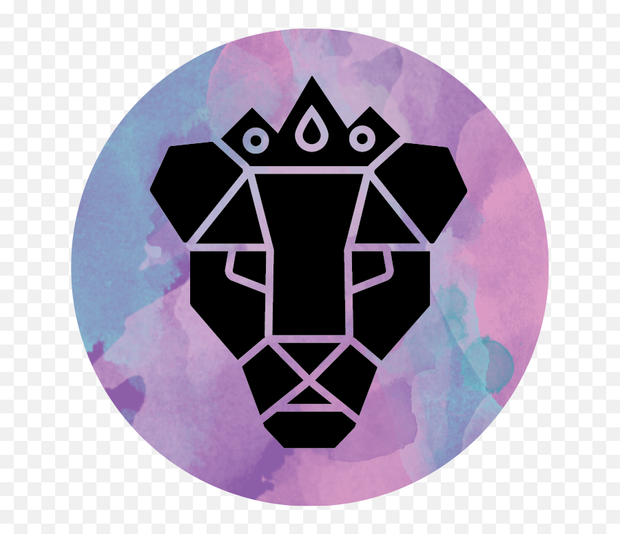 Lioness Ink - Geometric Emoji,Lioness Png