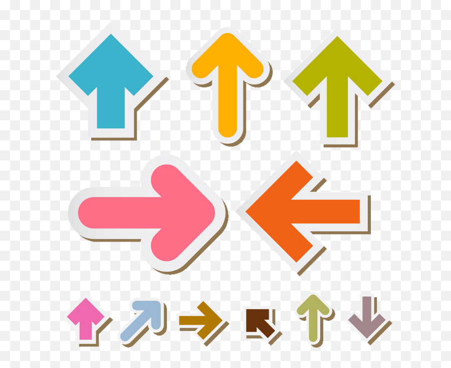Arrow Vector Graphics Computer Icons - Arrow Emoji,Cute Arrow Png