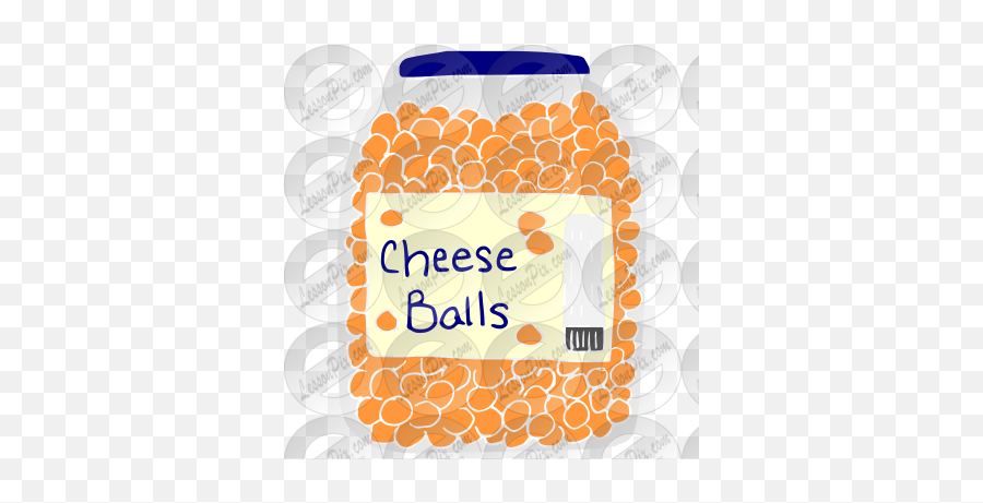 Cheese Balls Stencil For Classroom - Food Storage Containers Emoji,Balls Clipart
