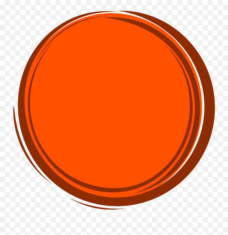 Orange Circle Frame Circle Png - Kakigoya Fever 1111 Emoji,Circle Png