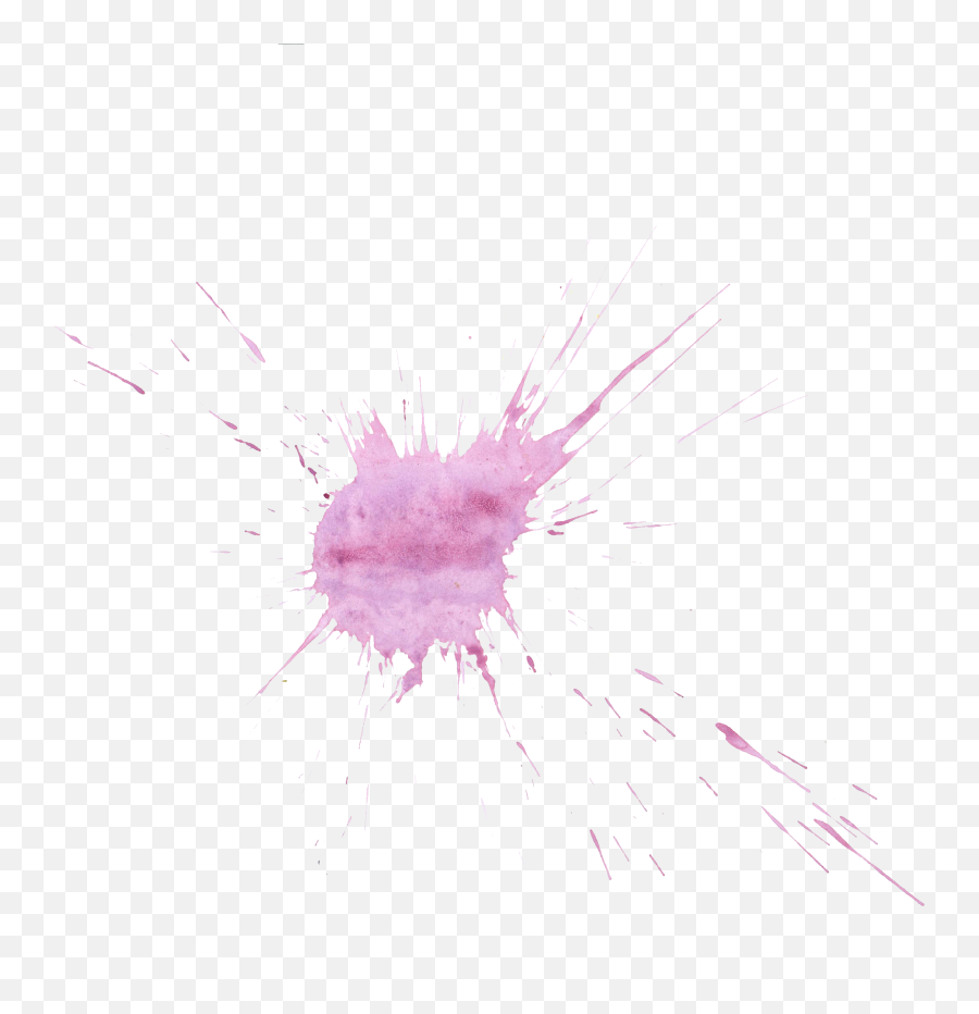 20 Purple Watercolor Splatter - Dot Emoji,Watercolor Transparent Background
