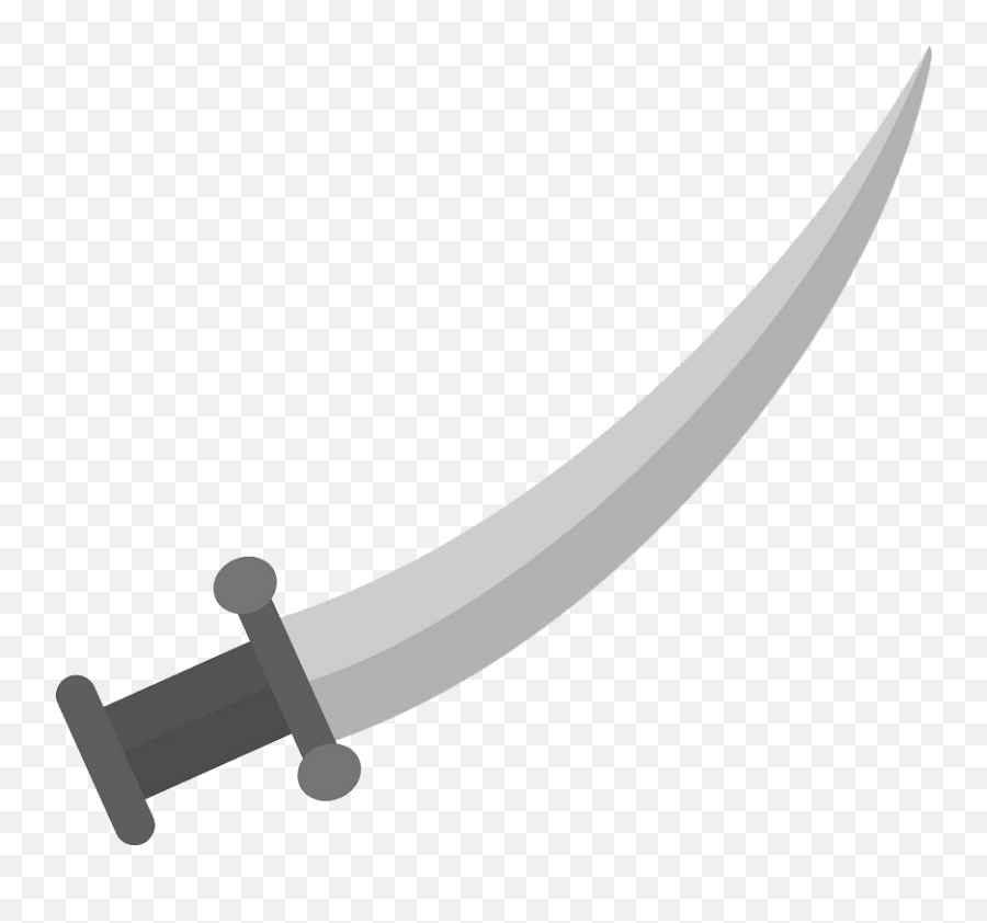 Arabic Sword Clipart Transparent - Collectible Sword Emoji,Sword Clipart