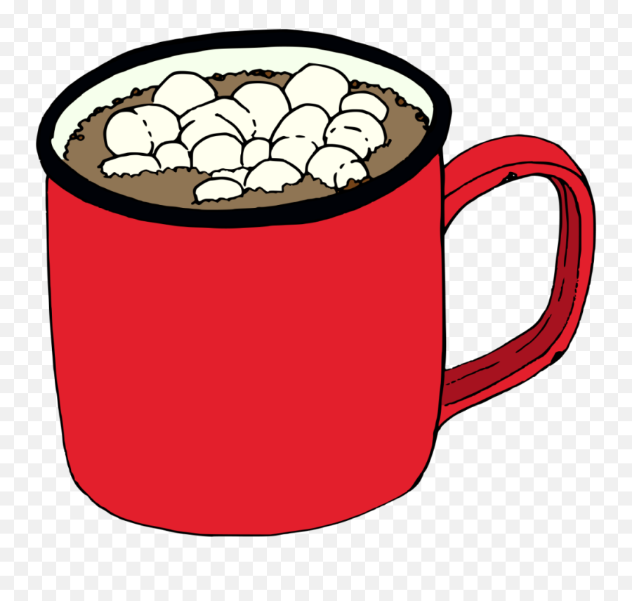 Winter Hot Drink Coffee Cocoa - Transparent Background Hot Chocolate Clipart Emoji,Hot Chocolate Png