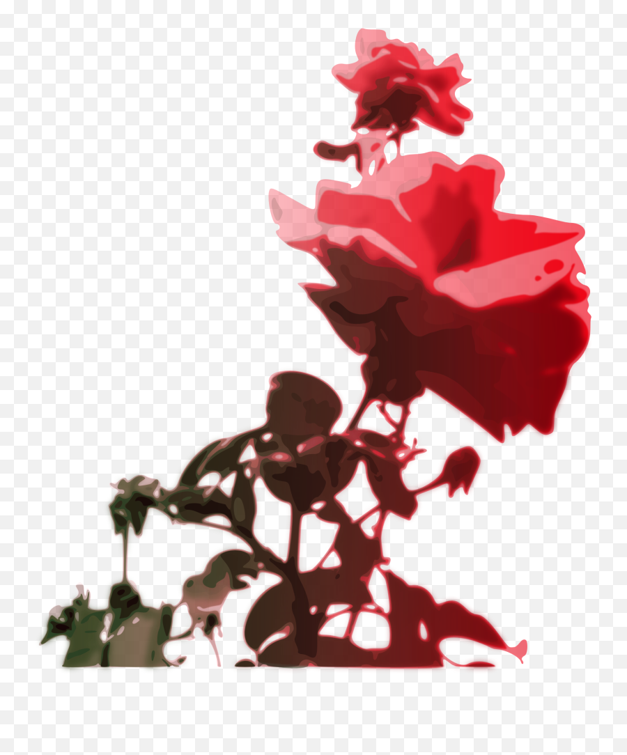 Pink Rose Blossomes Clipart Free Image Download - Render De Rose Anime Emoji,Pink Rose Clipart