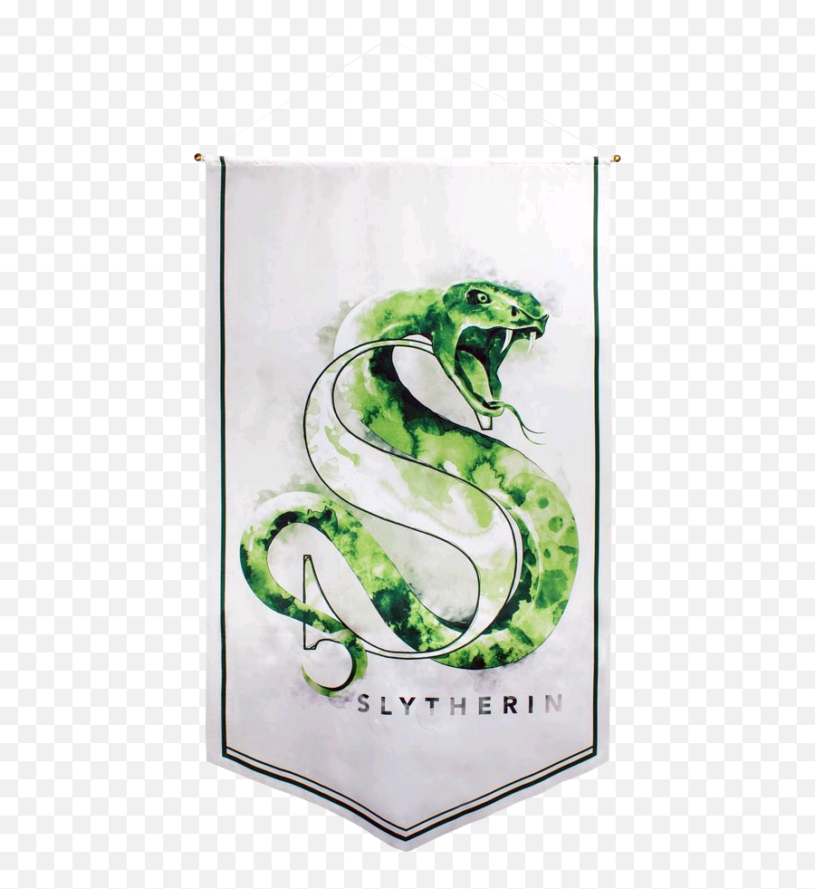 Download Slytherin Watercolour Satin - Slytherin Snake Emoji,Slytherin Png