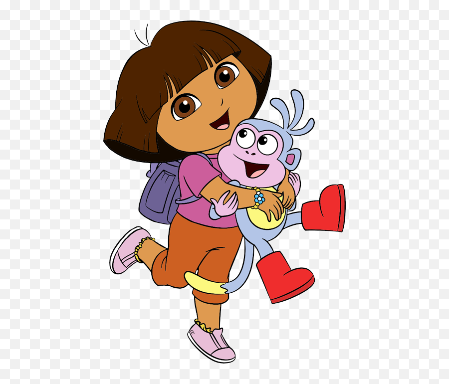 Dora The Explorer Clip Art - Dora And Boots Png Emoji,Explorer Clipart