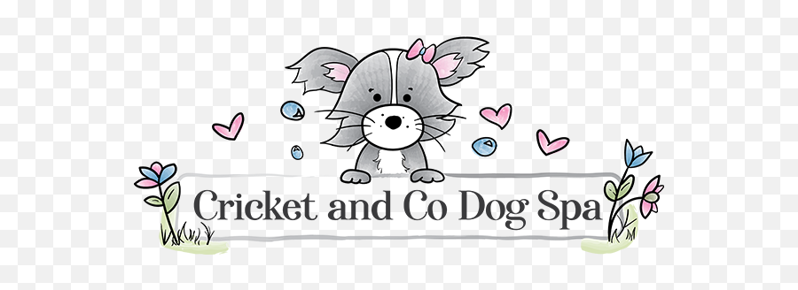 Cricket And Co Dog Spa Dog Groomer Emoji,Pink Dog Logo