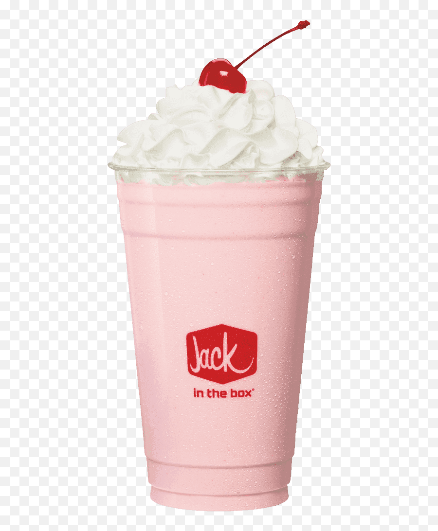 Jack In The Box - Milkshake Strawberry Milkshake Jack In The Box Emoji,Jack In The Box Logo