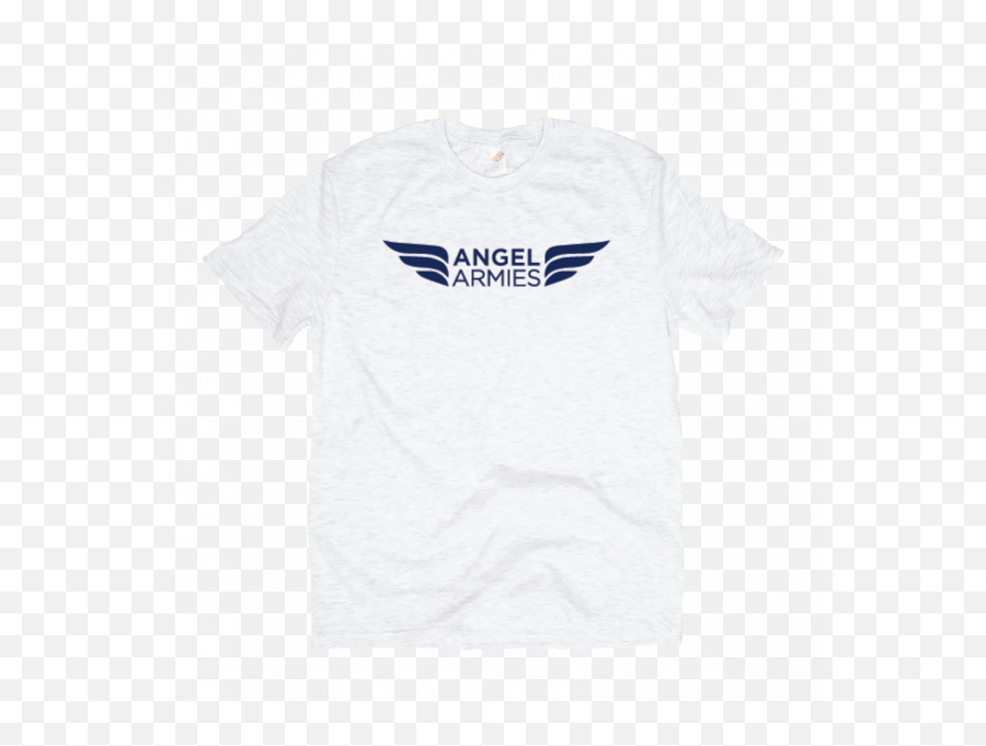 Angel Armies Logo Tee In Vintage White Emoji,Angel Logo