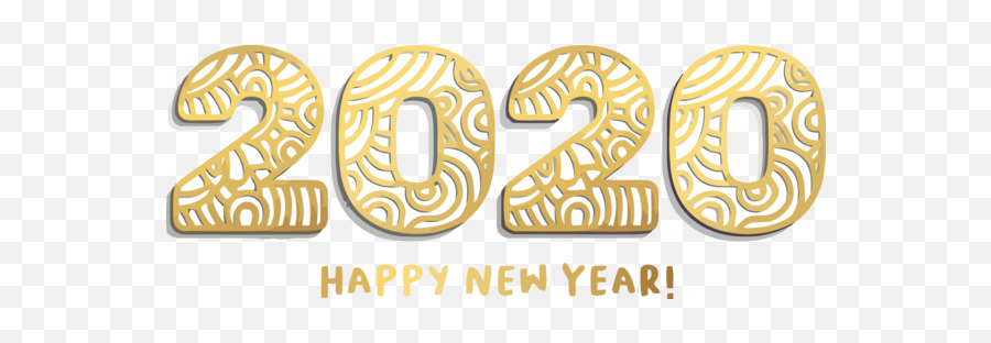 Download New Year 2020 Font Text Number - Dot Emoji,2020 Png