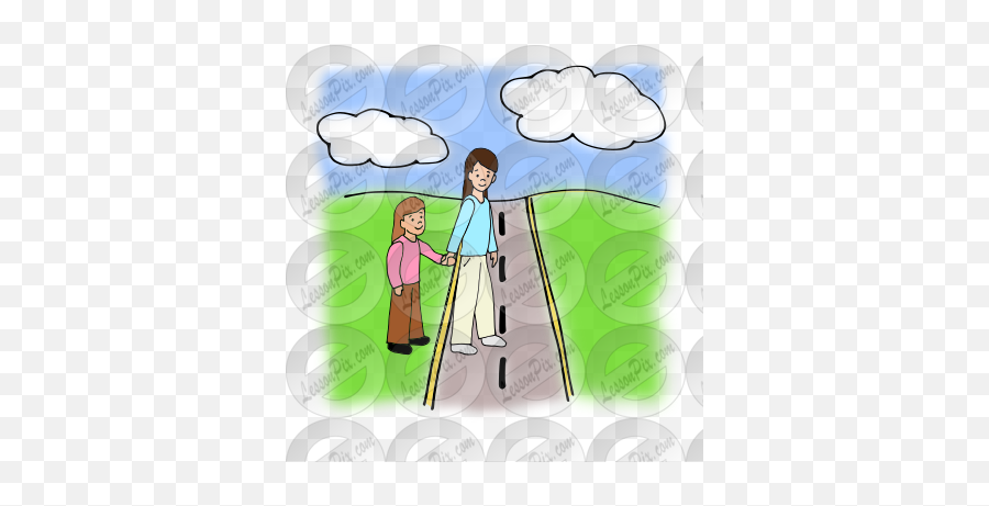 Crossing Street Picture For Classroom - Leisure Emoji,Street Clipart