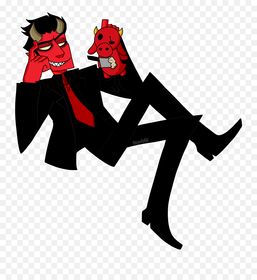 Satan Clipart Baby Devil - Devil Himself Transparent Devil Himself Emoji,Devil Clipart