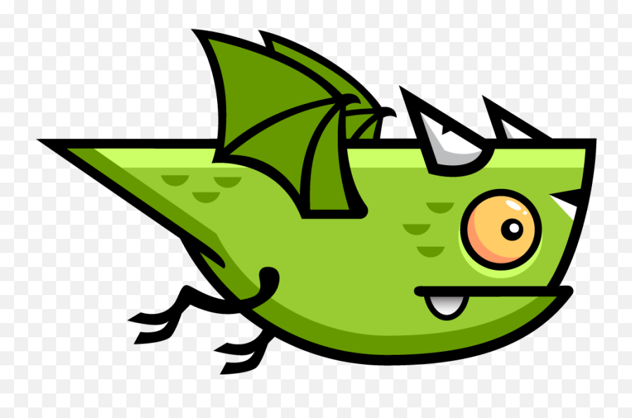Flappy Dragon Sprite Sheet - Cartoon Dragon Flying Png Emoji,Dragon Clipart