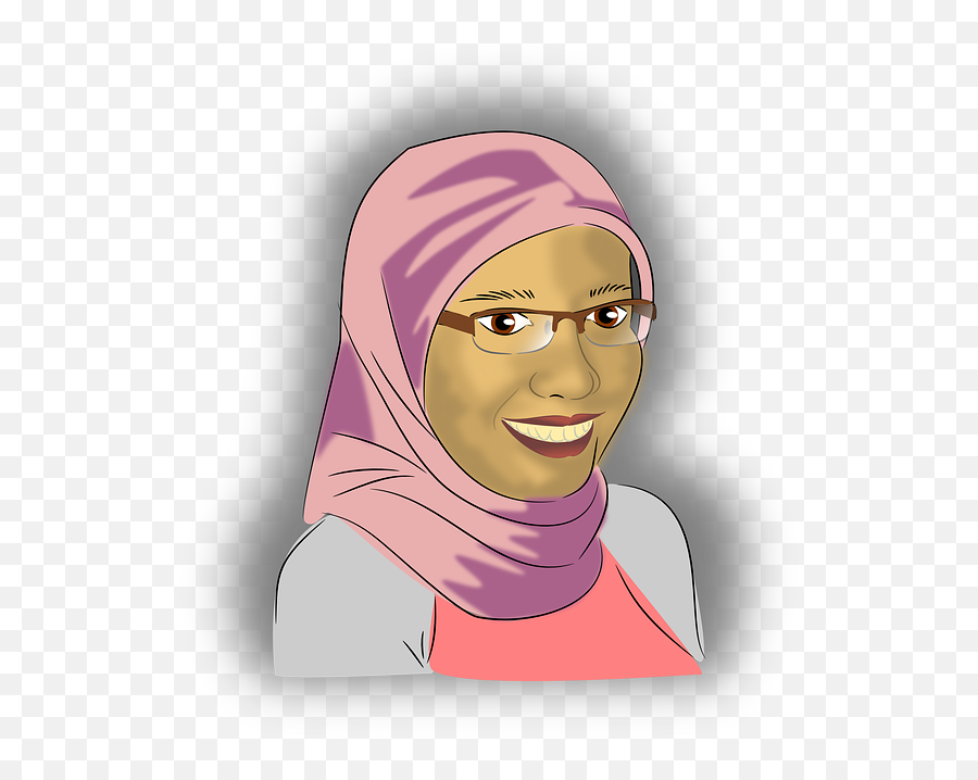 Muslim - Old Muslim Woman Cartoon Emoji,Women Clipart