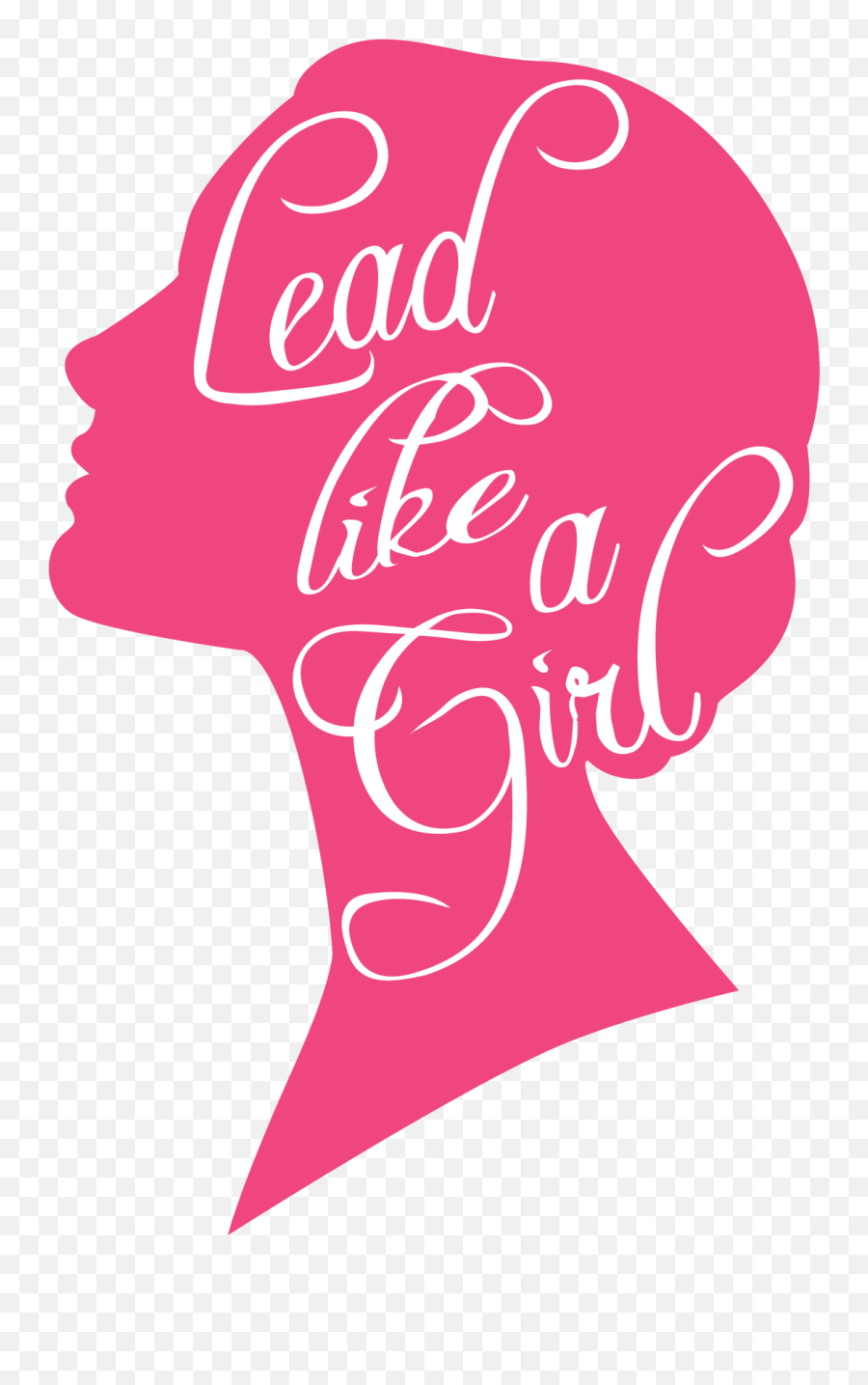 Lead Like A Girl Logo - Hair Design Emoji,Girl Logo
